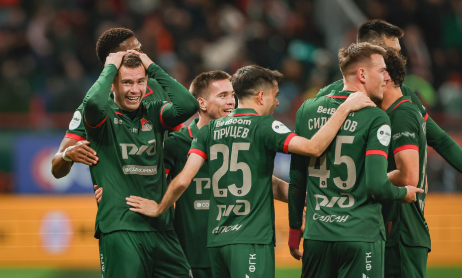    Воробьев не поверил, что забил ЦСКА с нулевого угла. Фото: ФК "Локомотив"