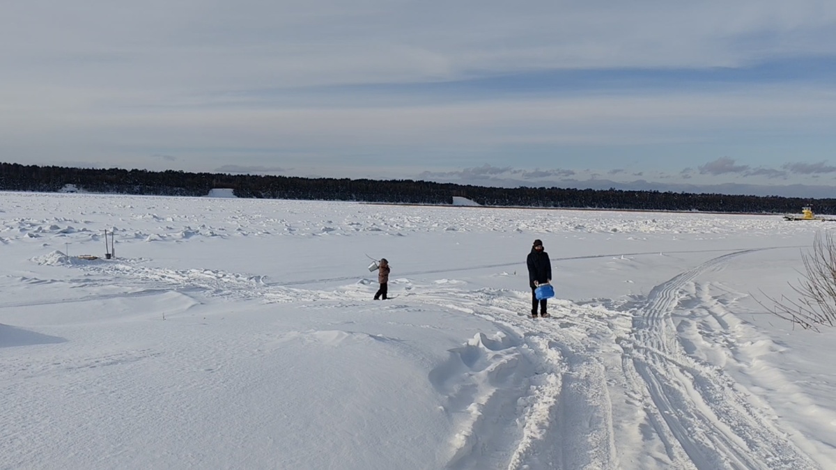 На Енисее. Фото автора.