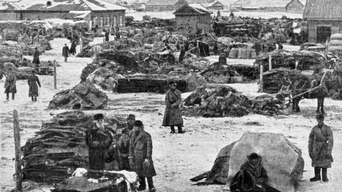     Фото: Wikipedia.org Пушной рынок XX века