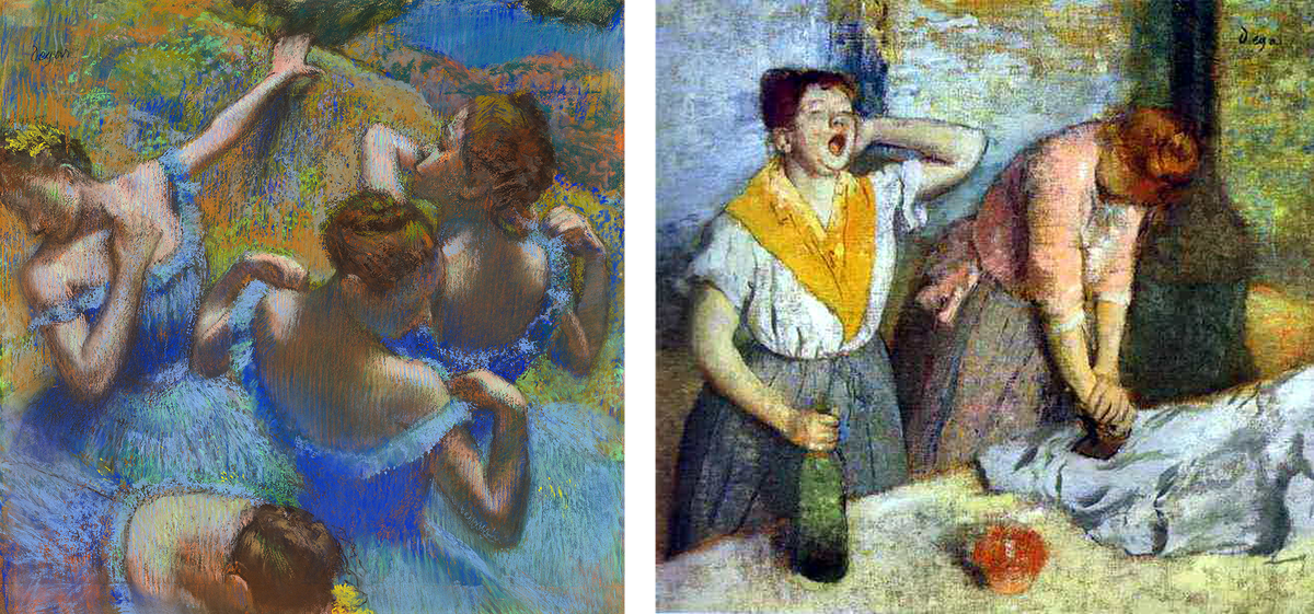 Эдгар Дега « Танцовщицы» & «Гладильщицы»