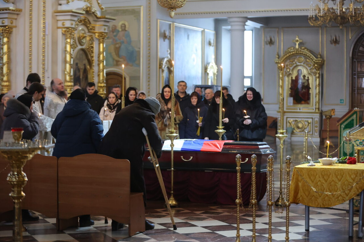 Отпевание прошло в храме Ушакова. Фото: Столица С
