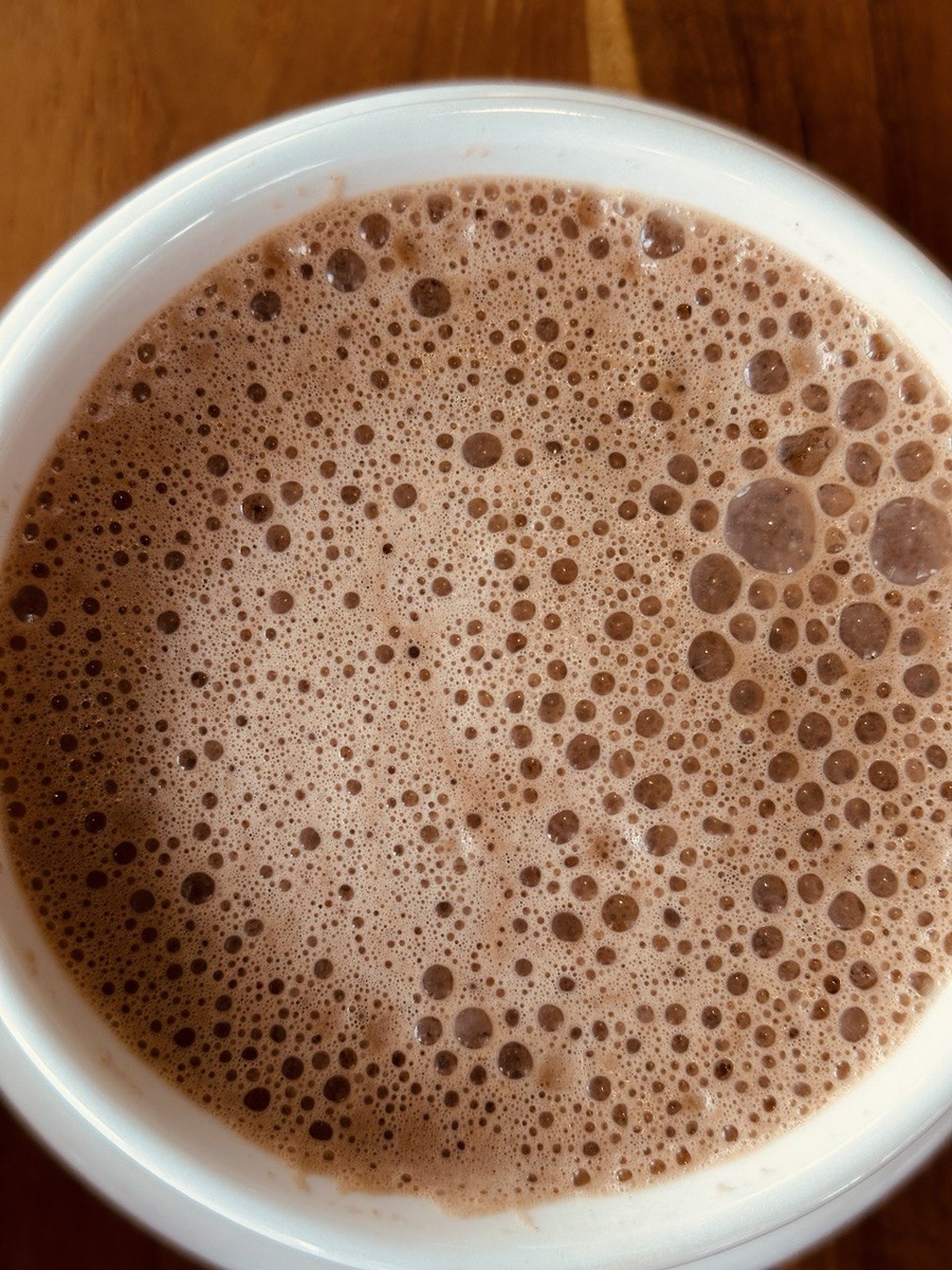    Ах, какао-порошок! Беспокойная я, успокой ты меня