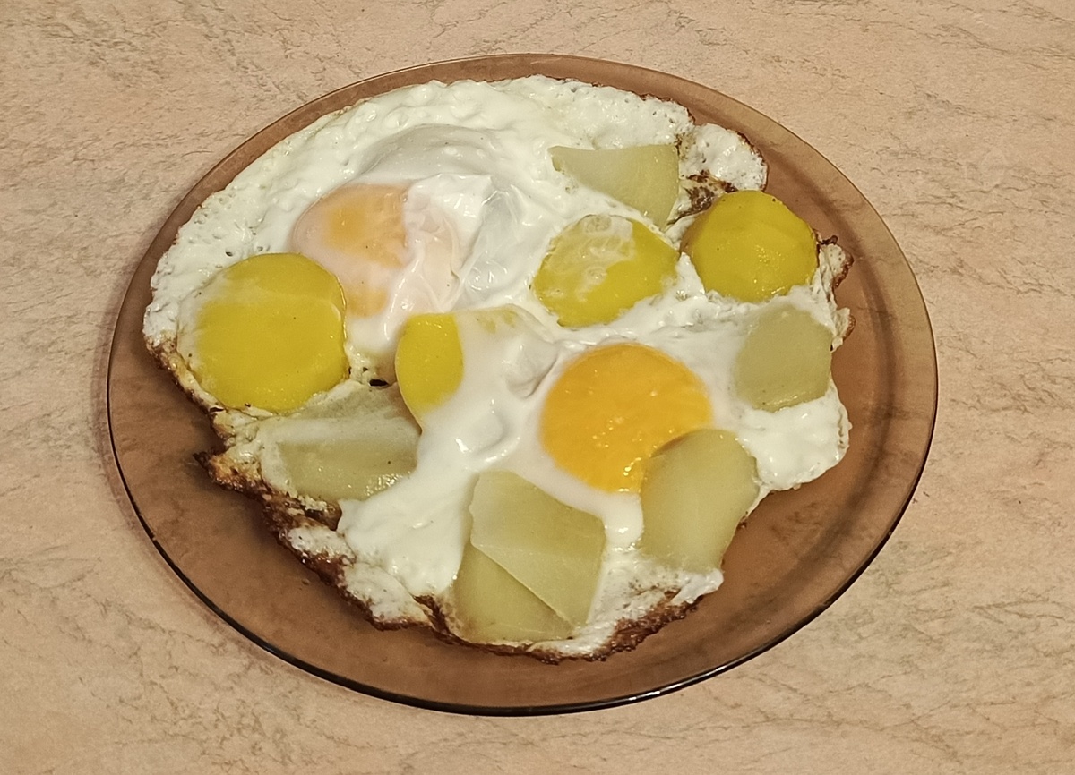 Мой завтрак и кофе ☕