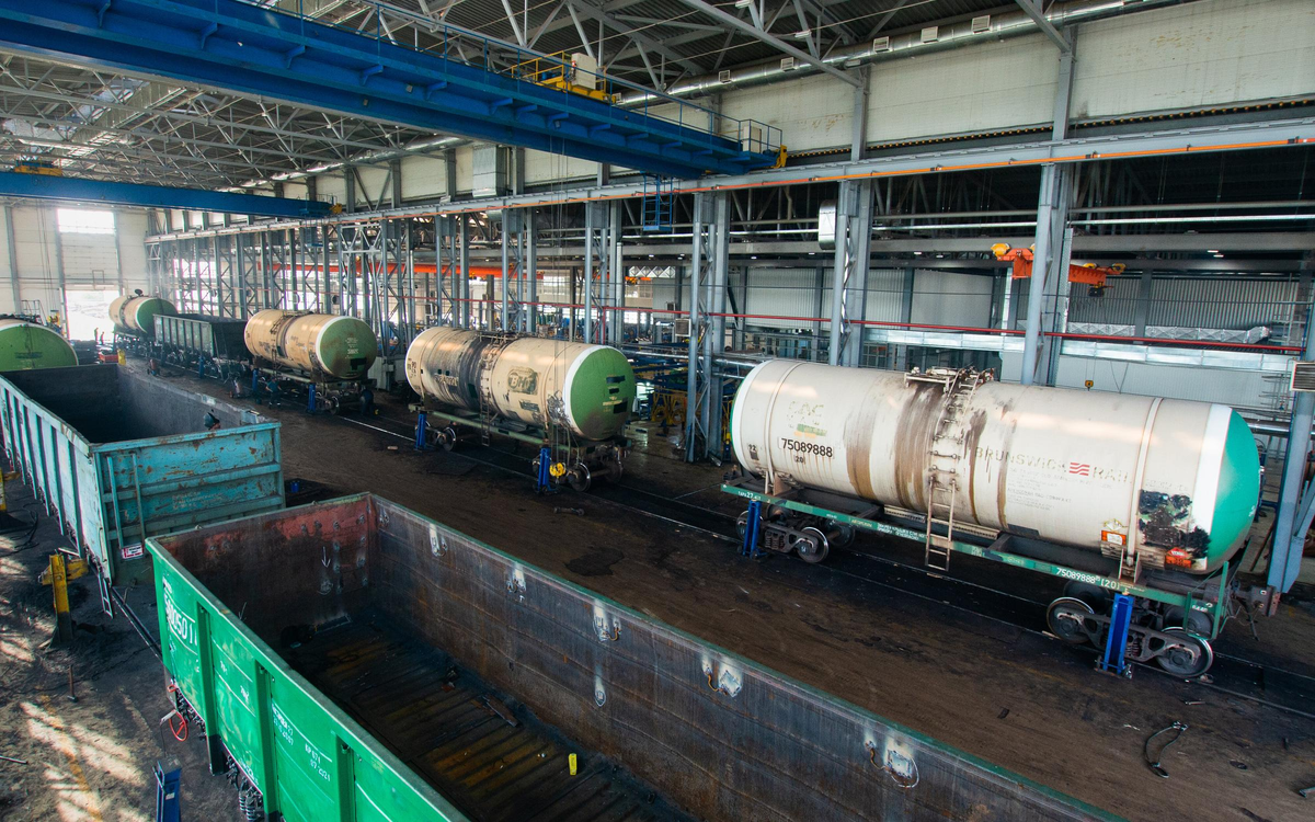 Вагоноремонтный завод Группы НВРК в Комсомольске-на-Амуре. Источник: НВРК