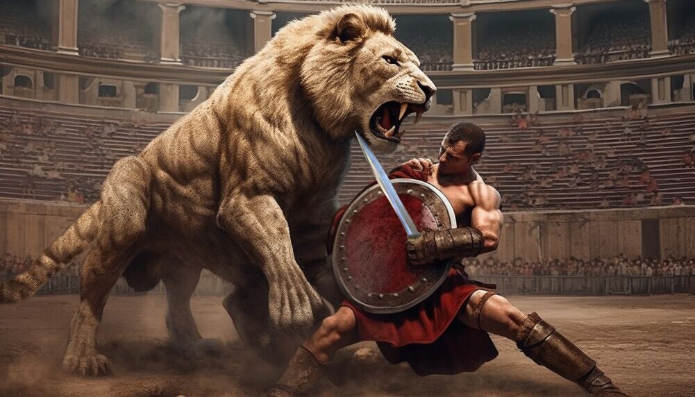 Гладиаторские бои.