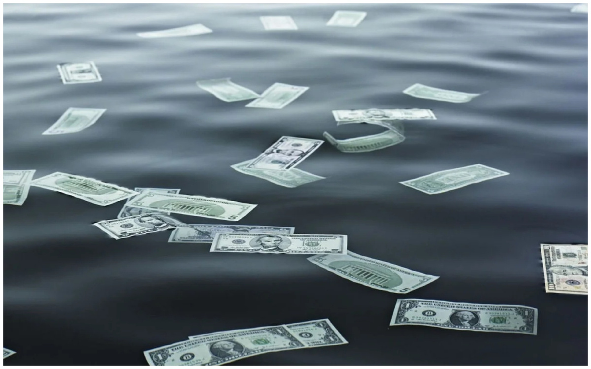 Денежный поток в моем представлении. Фото из открытых источников. 