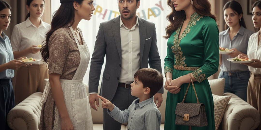 «Я знаю эту тетю, папа возил меня к ней!» — выкрикнул сын на дне рождения, раскрыв тайну отца.