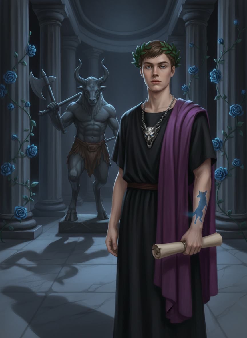 Художественное представление себя в образе Древнего Жреца 