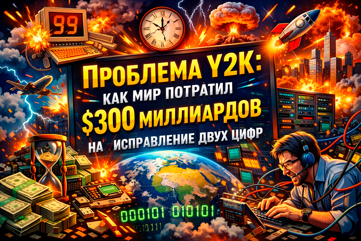 Проблема Y2K: как мир потратил $300 миллиардов на исправление двух цифр
