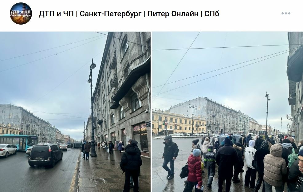 Фото: группа «ДТП и ЧП | Санкт-Петербург | Питер Онлайн | СПб» в соцсети «ВКонтакте»