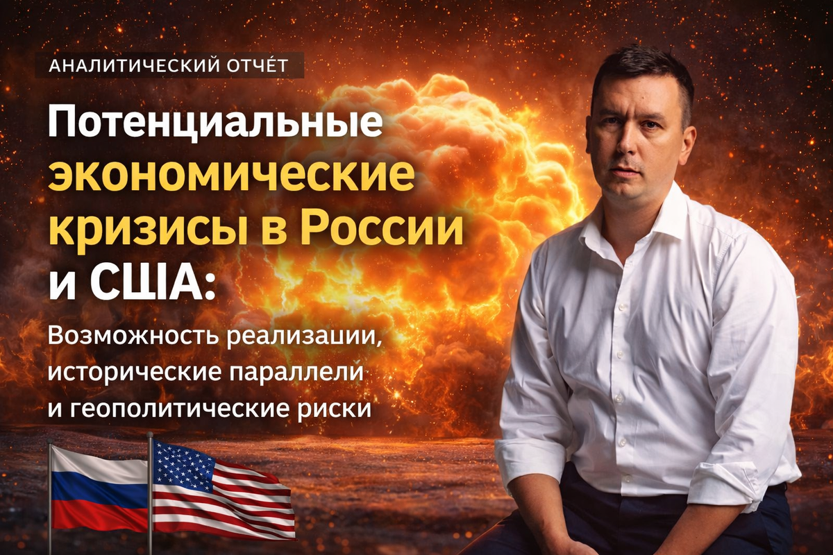 Риски кризисов США и России