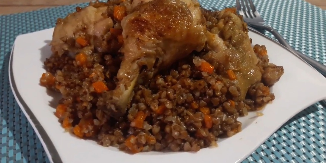 ТАКУЮ ВКУСНУЮ ГРЕЧКУ ВЫ ЕЩЕ НЕ ЕЛИ! Пальчики оближешь! Рецепт Гречка с курицей как "Плов"