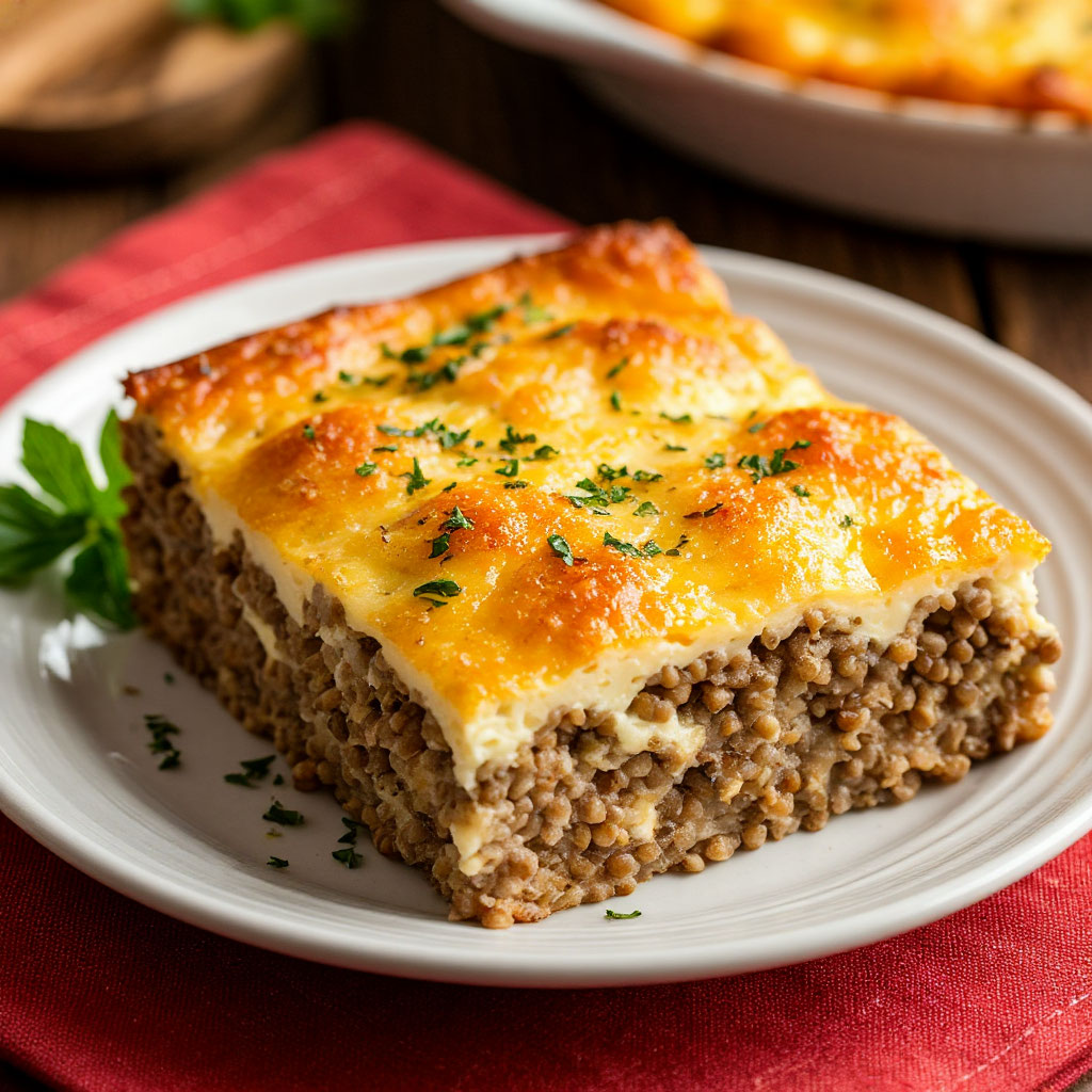 ГРЕЧНЕВАЯ ЗАПЕКАНКА С ТВОРОГОМ ЗАПЕЧЕННАЯ