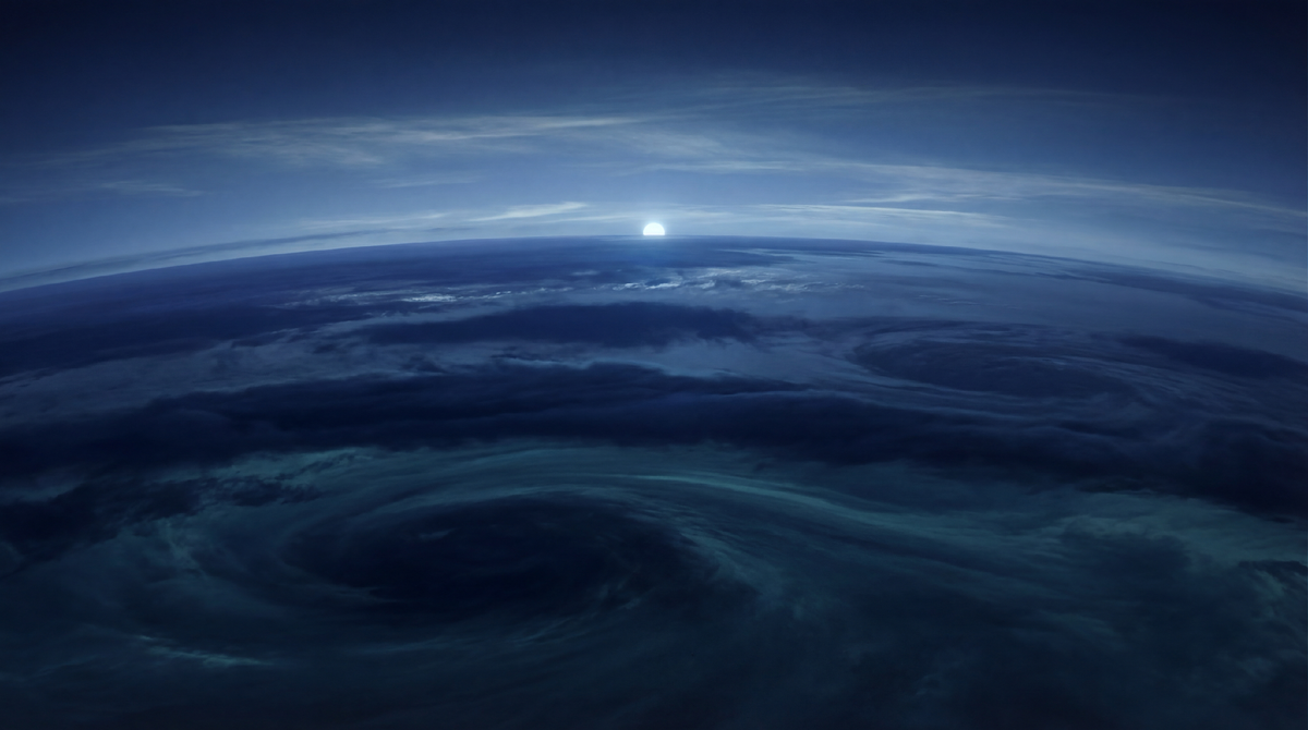 Закат на Нептуне может выглядеть так, фото реконструкция