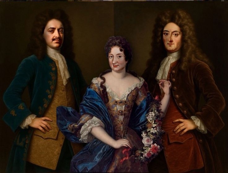 Изображение сгенерировано ИИ (Петр I, Анна Монс и ее любовник) 