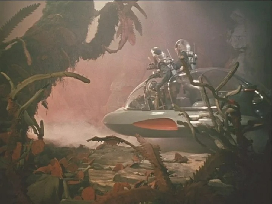 Кадр из фильма «Планета бурь». Режиссер Павел Клушанцев, киностудия «Леннаучфильм», 1961 год