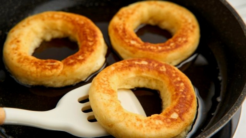 Творожные кольца на завтрак