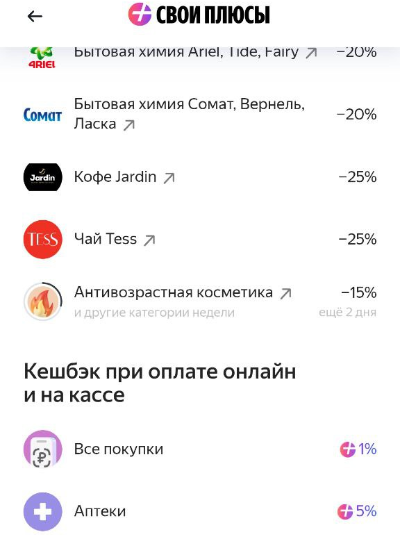 кэшбэк через Яндекс Пэй