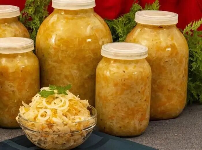 Квашеная капуста на зимнее хранение