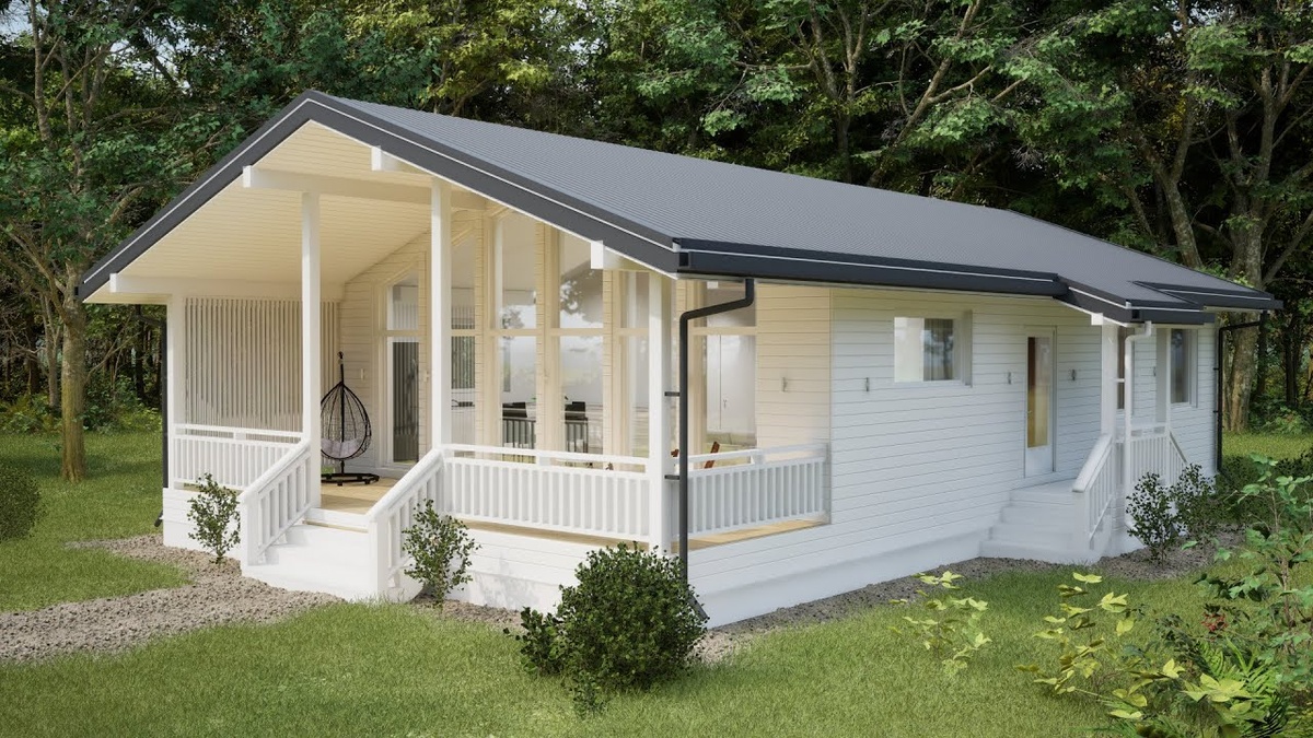 Современный каркасный дом для постоянного проживания