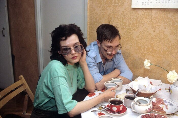 Герман и Алёна Стерлиговы в молодости.