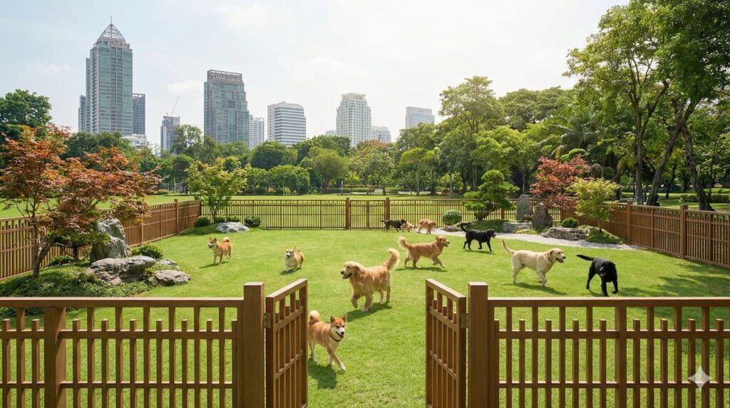    Новый парк для собак в парке Лумпини: Оазис для питомцев в центре столицы