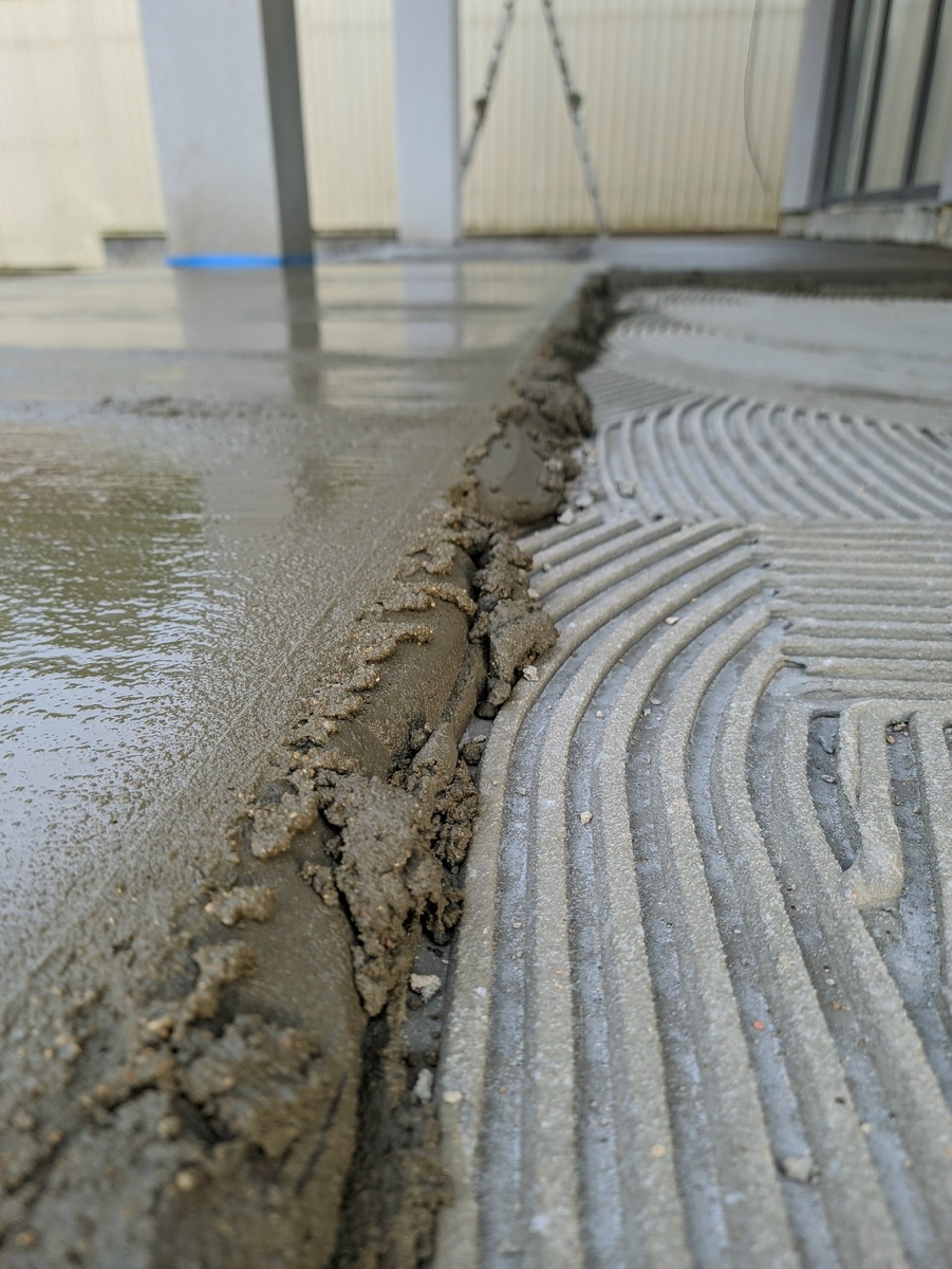 Подготовка основания (терраса) 