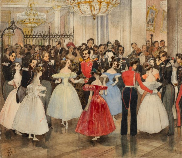 Бал у княгини М.Ф. Барятинской. Григорий Гагарин