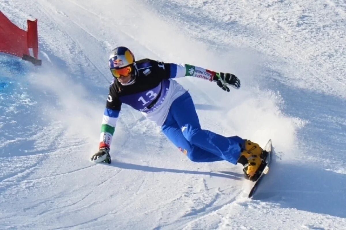    Сноубордист Фишналлер выступил на Олимпиаде с флагом РФ на шлеме