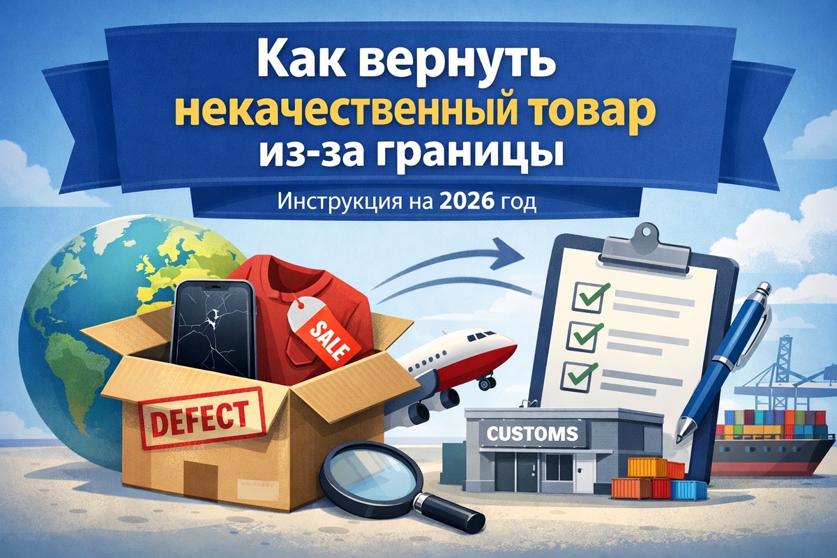 Вы купили технику в США, одежду в Европе или косметику в Азии, а товар оказался с дефектом? Не спешите расстраиваться — ваши права защищены даже при международных покупках. Рассказываем, как действовать по новым правилам 2026 года.
