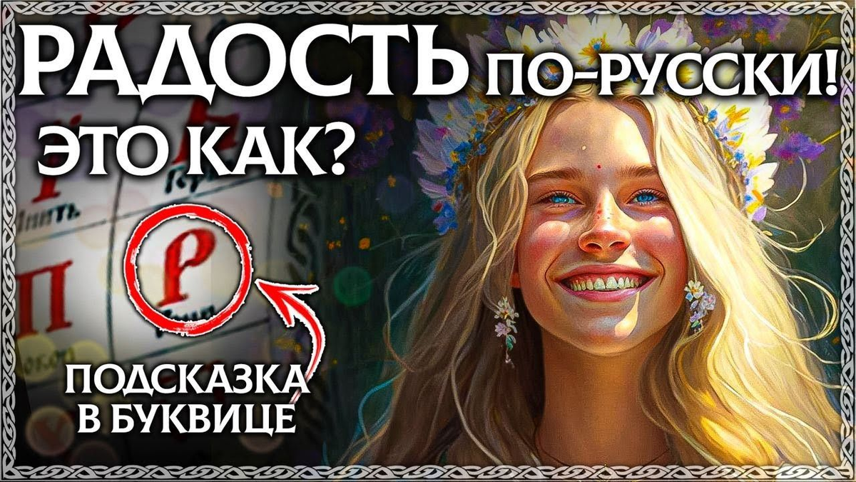 ЧТО ТАКОЕ РАДОСТЬ? Древний смысл слова! Славянская буквица помогает осознать радость
YouTube