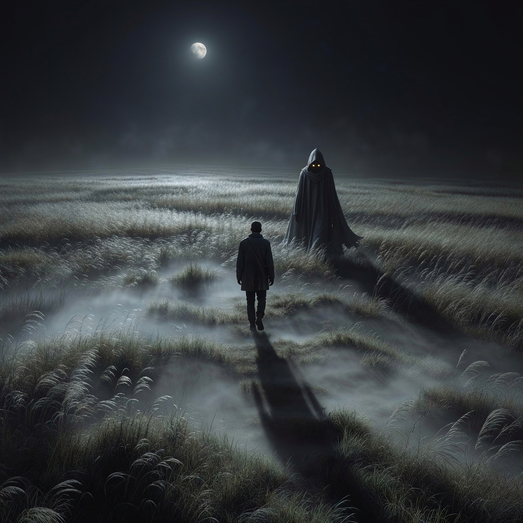 В пустом поле за вашей спиной никогда не бывает абсолютно пусто. Слышите этот шепот?