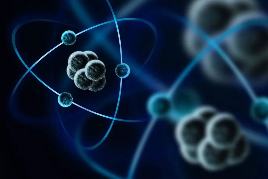 Между атомов