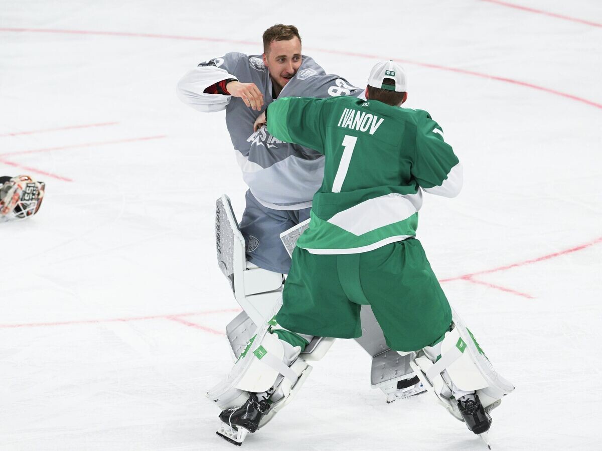    Эпизод на Матче звезд КХЛ 2026 | © РИА Новости / Александр Кряжев