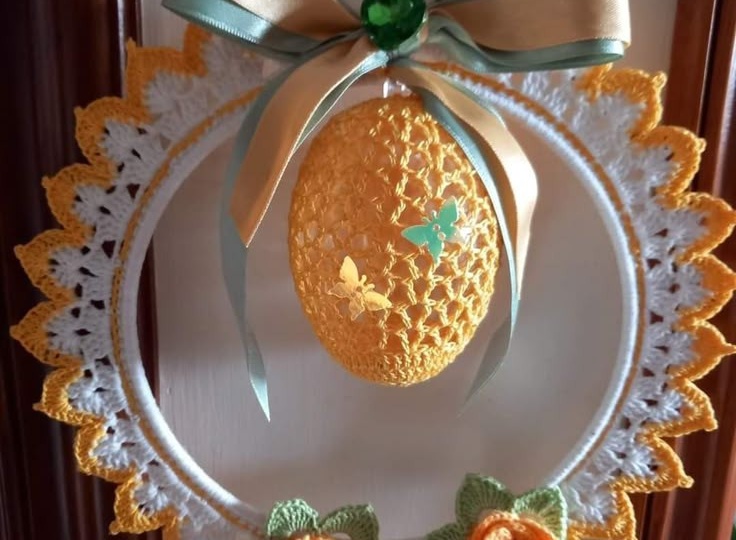 Пасхальный декор крючком (идеи и схемы)