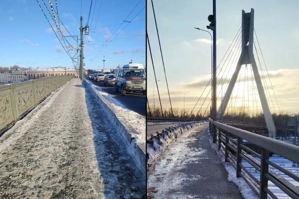    100 единиц техники и 150 дворников чистят мосты и набережные Петербурга каждый день. Фото: t.me/mostotrest_spb