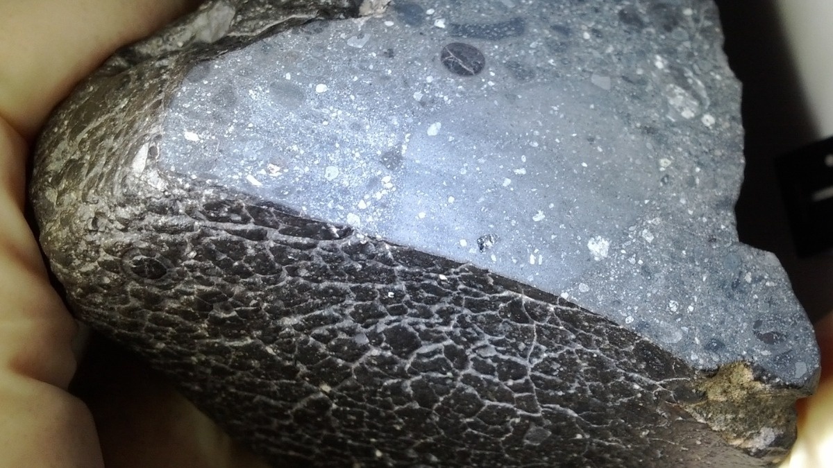 Метеорит NWA 7034. Фото: NASA  📷
