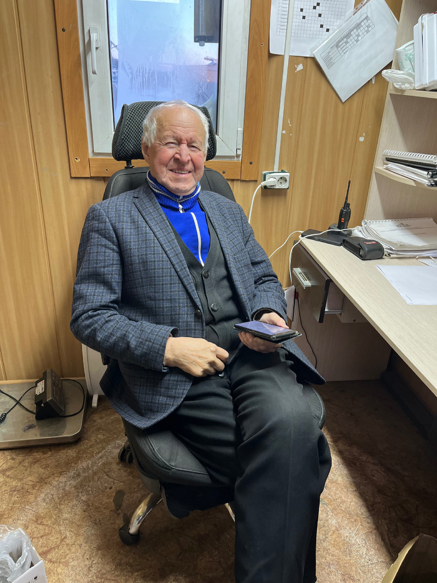 Станислав Александрович Шульман на объекте