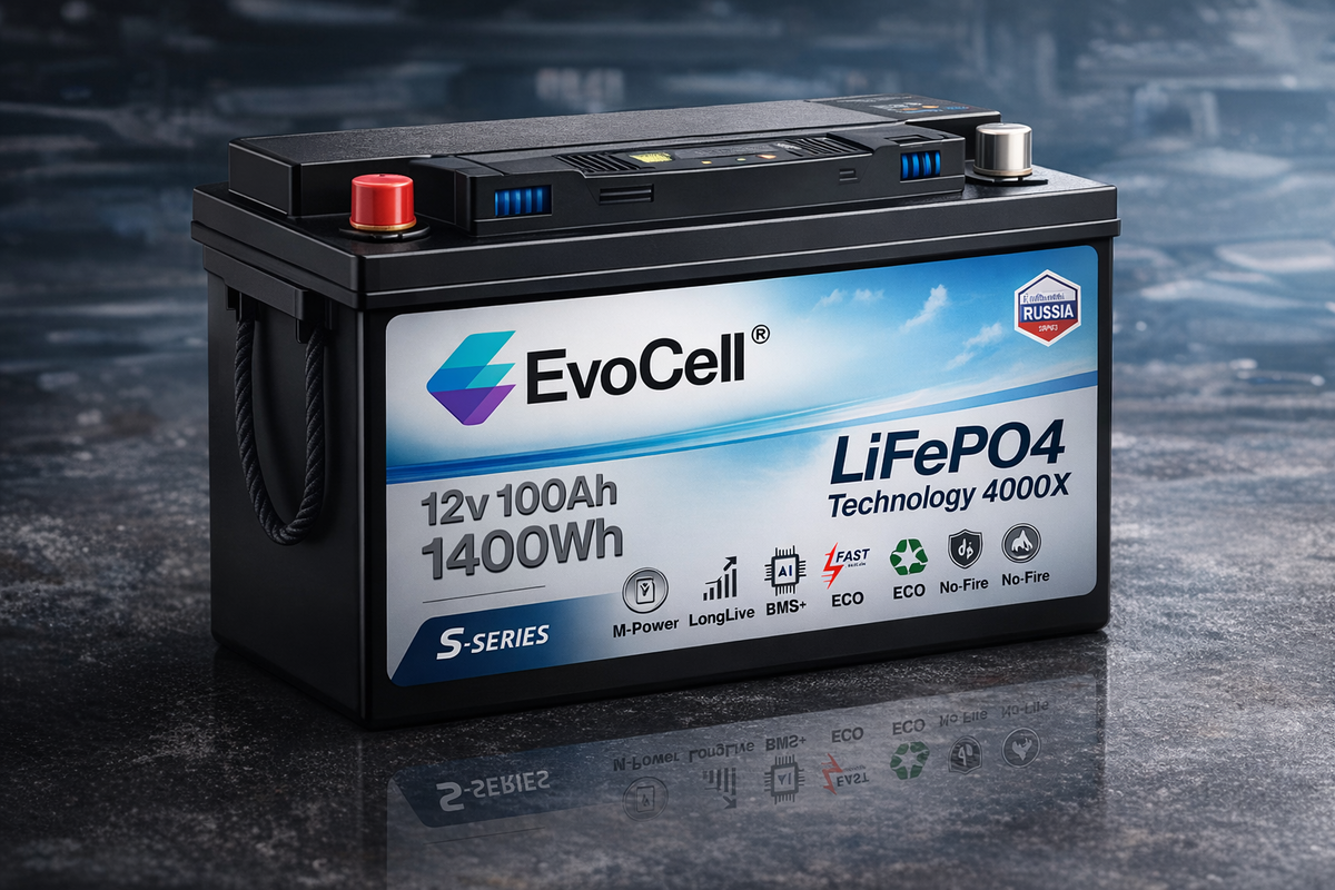 Тяговые Lifepo4 аккумуляторы от EvoCell-доступная производительность!