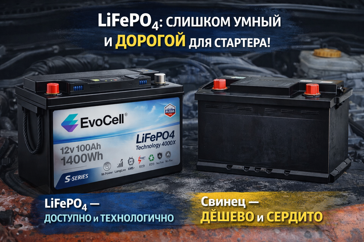 Не спешите менять свинцовый аккумулятор....