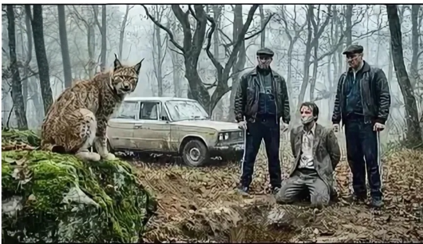Бандиты привезли бизнесмена в лес. И вдруг из леса появился рысь. А что произошло дальше поразило всех