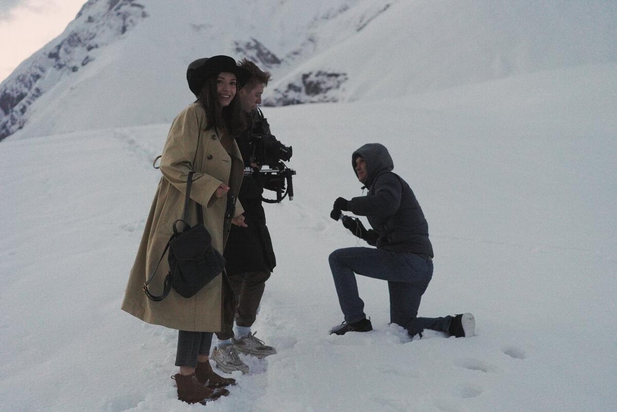 Кадр со съемок бренда 12Storeez первого мини-фильм