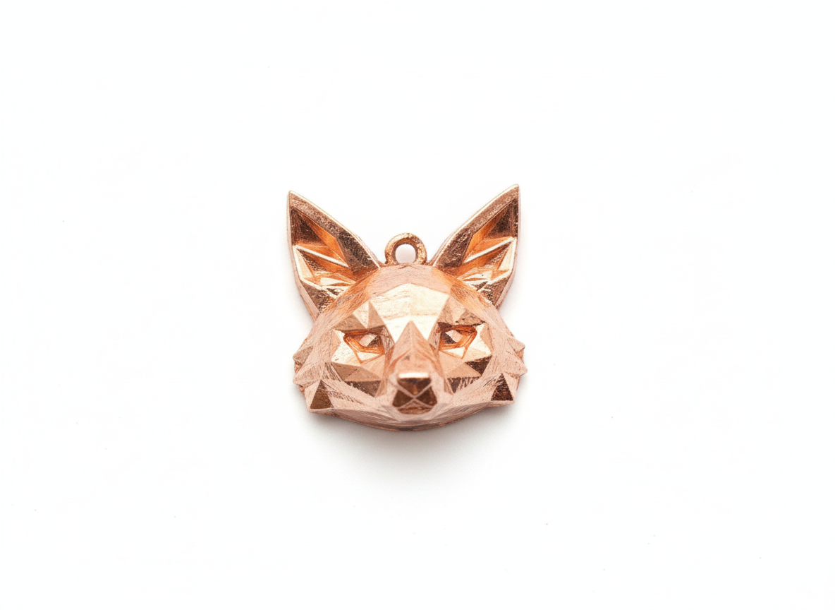 3D фигурка покрытая гальваникой