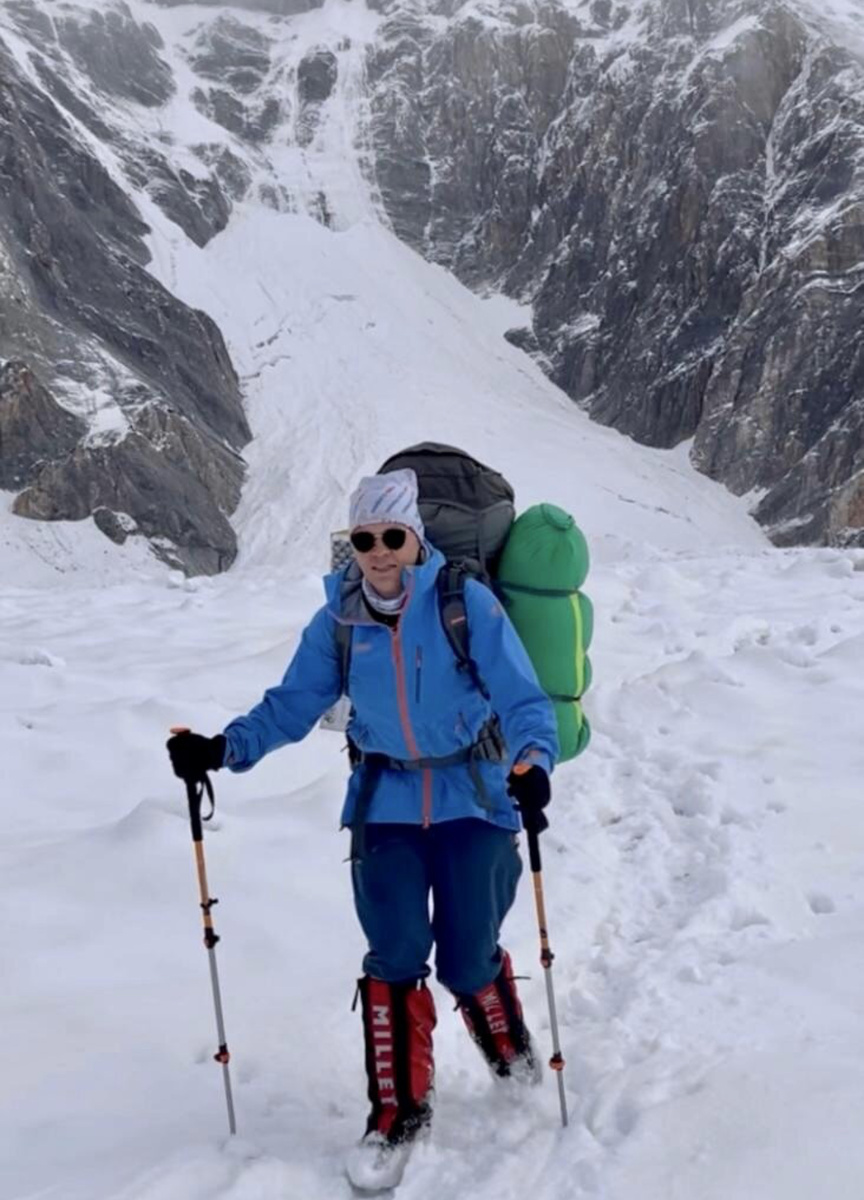 25 кило рюкзак. Мишина Алла. Высота 5500, Тянь-Шань, Хан-Тенгри. 