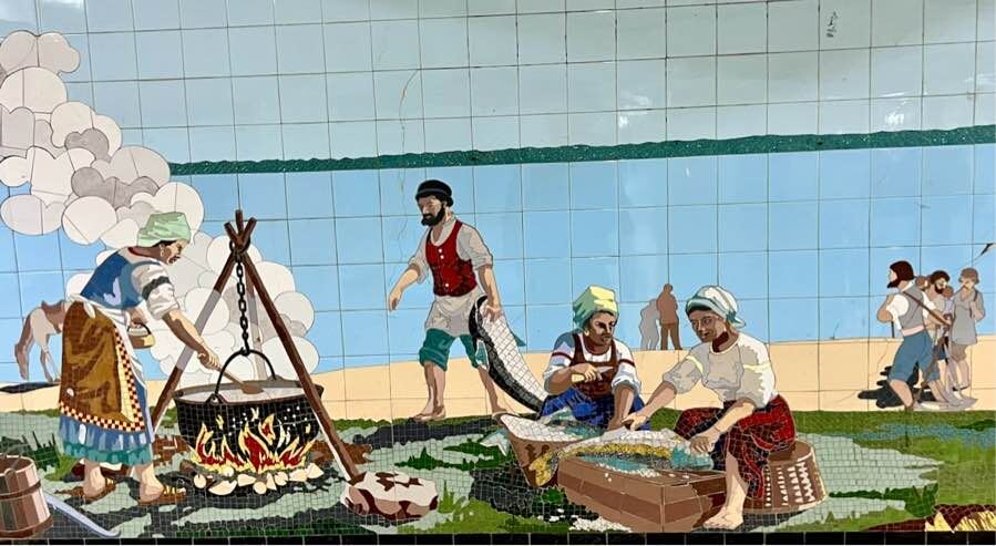 Мозаика как наследие: подземный переход Ростова-на-Дону хранит образы шолоховского быта. Фото автора канала