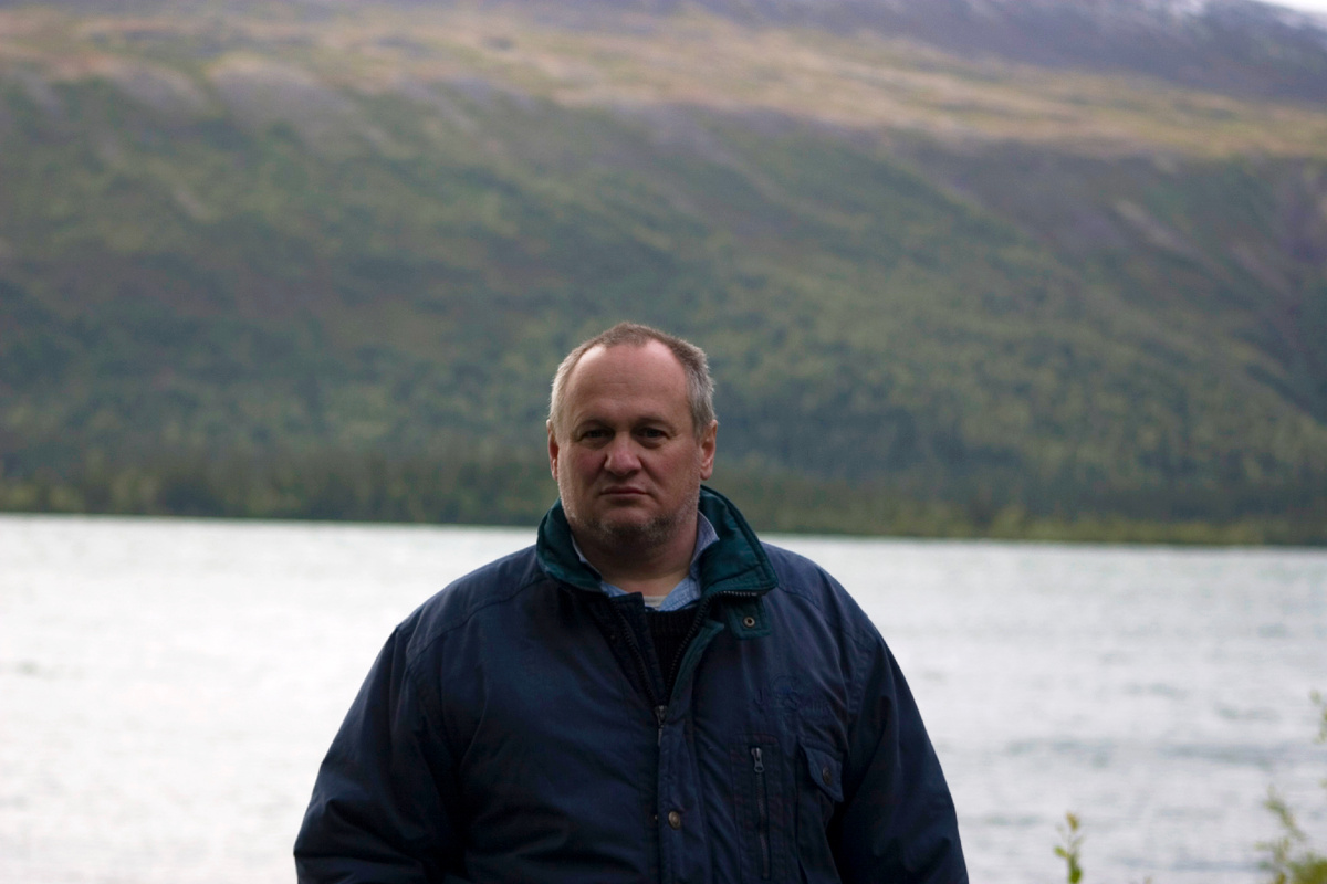 Автопортрет. 2008. Сейдозеро.