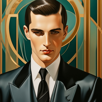 В стиле ар деко. AI