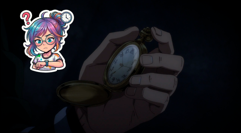 Просто предлагаю обратить внимание, как выглядят циферки на часах Леви, раз уж мы троечку затронули