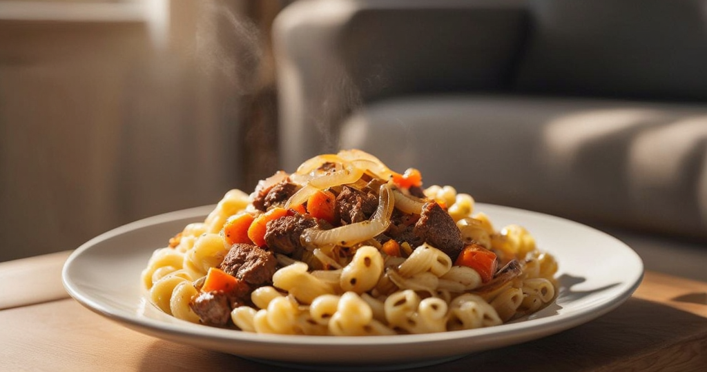 🍝 «Макароны с тушенкой, и я сплю как младенец». Почему самый «сытный» ужин при диабете может стоить вам утра с сахаром 12+