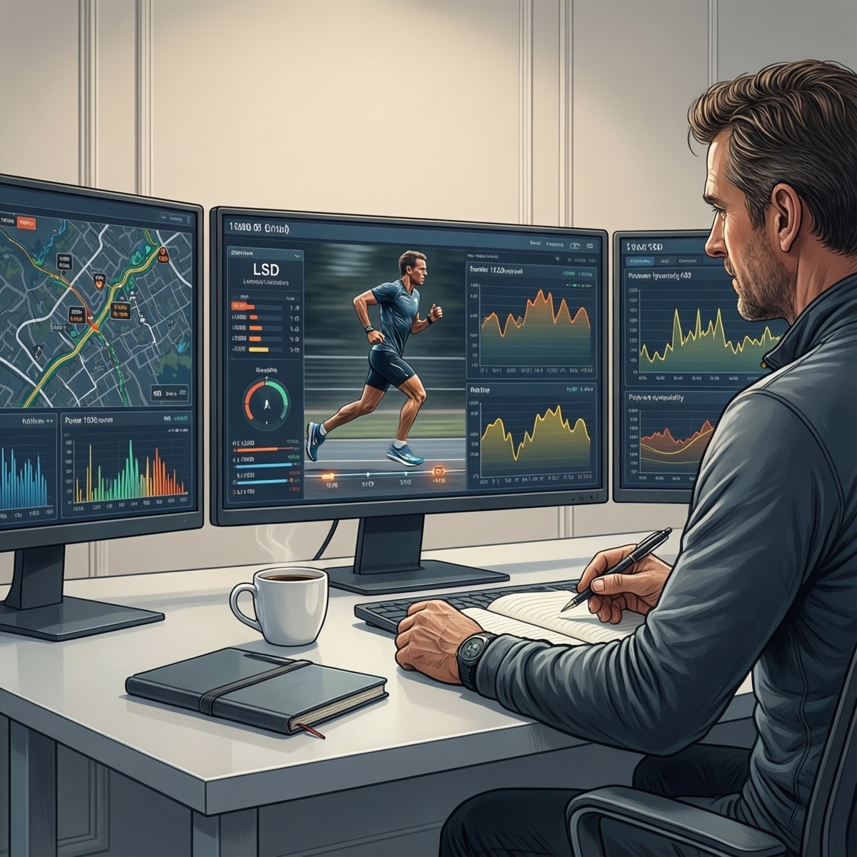 Тренерский анализ данных длительной тренировки